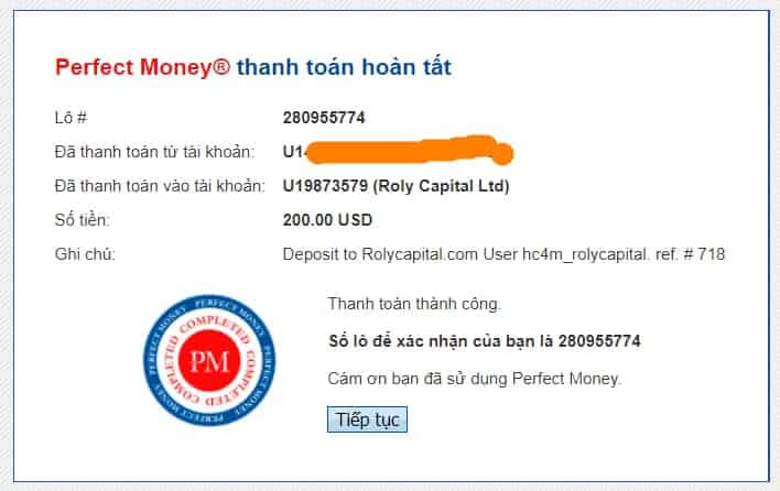 proof deposit rolycapital - [SCAM] HYIP - Roly Capital Review: Profit 2.25% daily for 21 days