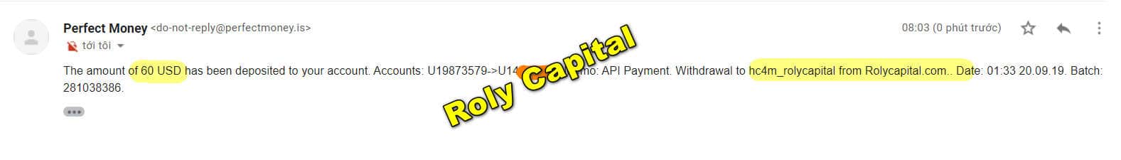 roly capital 2009 - [SCAM] HYIP - Roly Capital Review: Profit 2.25% daily for 21 days