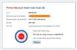 proof deposit exnglory 300x194 - [SCAM] EXnGlory Review - HYIP: Long-term investment project