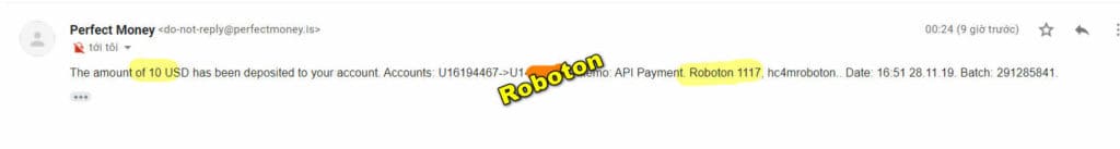 robot 2811 1024x137 - [SCAM] Roboton Review - HYIP: Profit 1% per day for 11 work days