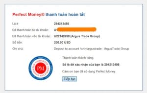 atg payment proof deposit 300x190 - [SCAM] Argus Trade Group - HYIP: Profit 1% daily for 15 work days (PAYING)