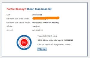 payment proof