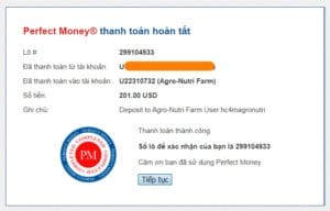 af proof deposit 300x192 - [SCAM] Agro-Nutri Farm Review - HYIP: Western Europe Agricultural Project