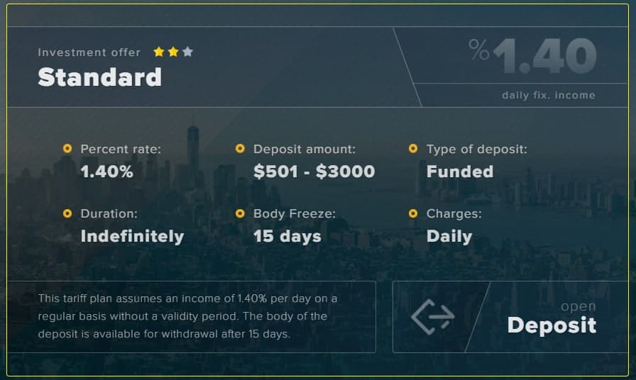 arber group investment plan 1 - [SCAM] Arber Group Review - HYIP: Profit 1.2% per day for 15 days