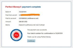 jet finance payment proof 300x198 - [SCAM] JetFinance Review - HYIP: Profit 1.8% per day in 30 business days!