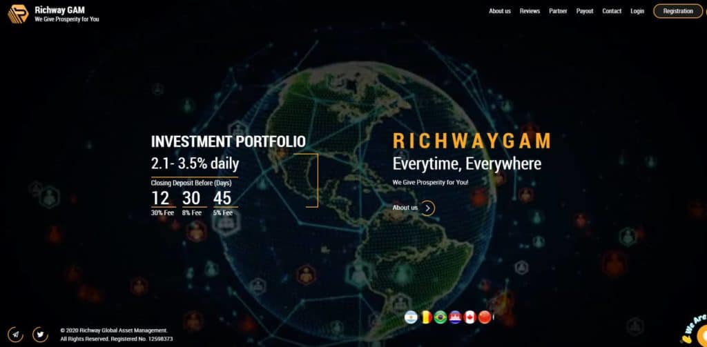 richway gam hyip 1024x503 - [SCAM - STOP INVESTING] Richway GAM Review - HYIP: Profit up to 3.5% per day and forever!