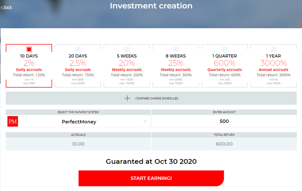 picus investment plans 1024x649 - [SCAM - STOP INVESTING] PICUS: Profit 2% daily for 10 days!