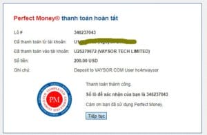 vaysor payment proof 300x196 - [SCAM - STOP INVESTING] Vaysor: Earn from 3.5% daily and forever!