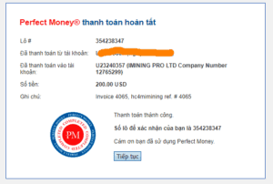 imining pro payment proof 300x202 - [SCAM - STOP INVESTING] iMining Pro: Profit up to 2.5% daily, insurance $1,000!