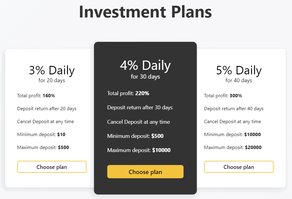 invest finance investment plans - [SCAM - STOP INVESTING] Invest Finance Ltd: profit up to 5% per day, Cancel Deposit at any time. SCAM or LEGIT?
