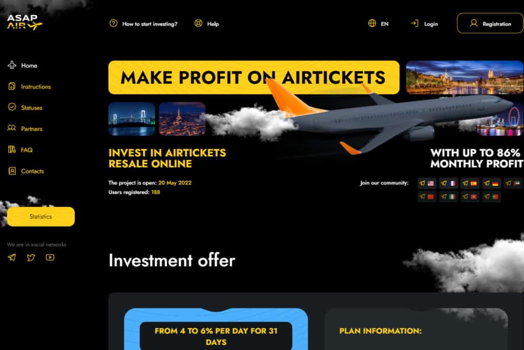 asap air hyip 1024x684 - [SCAM - STOP INVESTING] ASAP Air: earn 4% daily for 31 days. SCAM or LEGIT?
