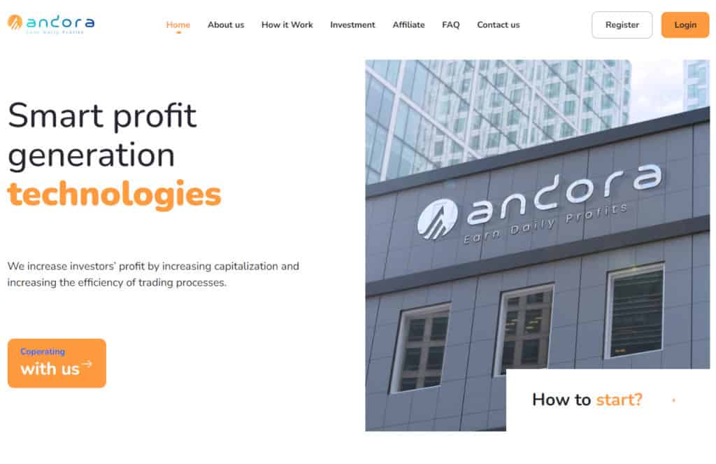 andora finance 1024x663 - [SCAM - STOP INVESTING] Andora Finance: profit up to 3.5% daily. SCAM or LEGIT?