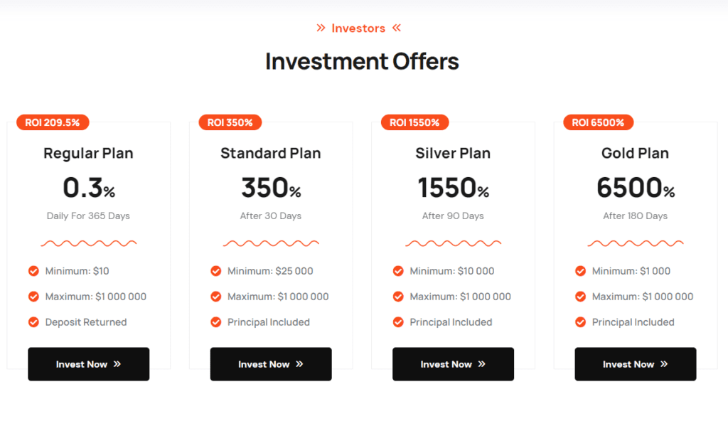 invest people plans 1024x627 - [SCAM - DON'T INVEST] Invest People: profit 0.3% daily for 365 days. SCAM or LEGIT?