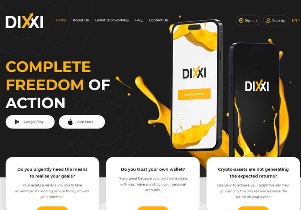 dixxi review 1024x714 - [SCAM - DON'T INVEST] DIXXI Review