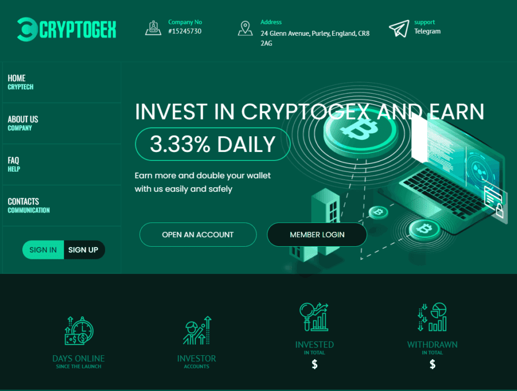 cryptogex review 1024x775 - [SCAM - DON'T INVEST] Cryptogex Review